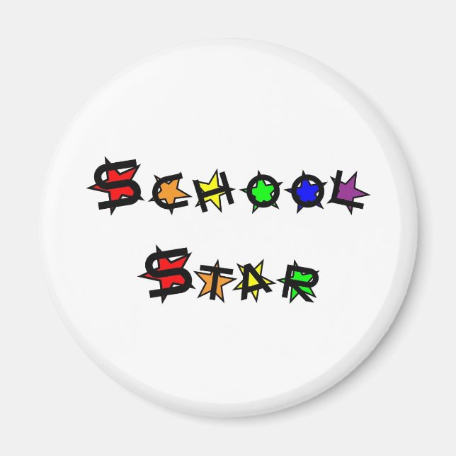 School Star Magnet (Front)