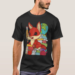 School Student Forest Nature Animal Fox Cute Fox T-Shirt