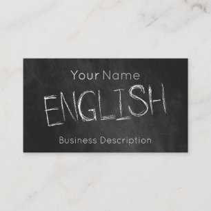 School subject Business Card