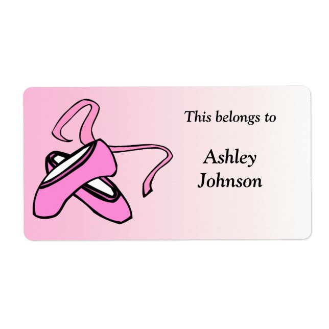 School Supplies Labels (Front)