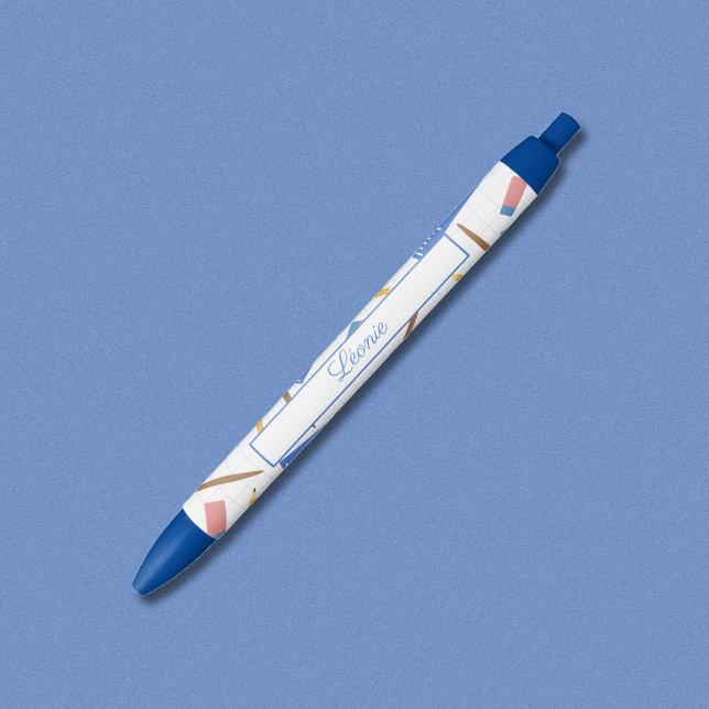 School Supplies Pattern Pen (School Supplies Pattern Pen)