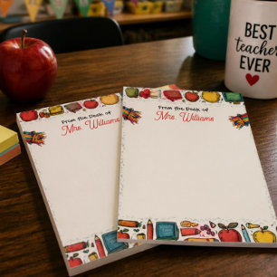 School Supplies Teacher's  Custom Letterhead