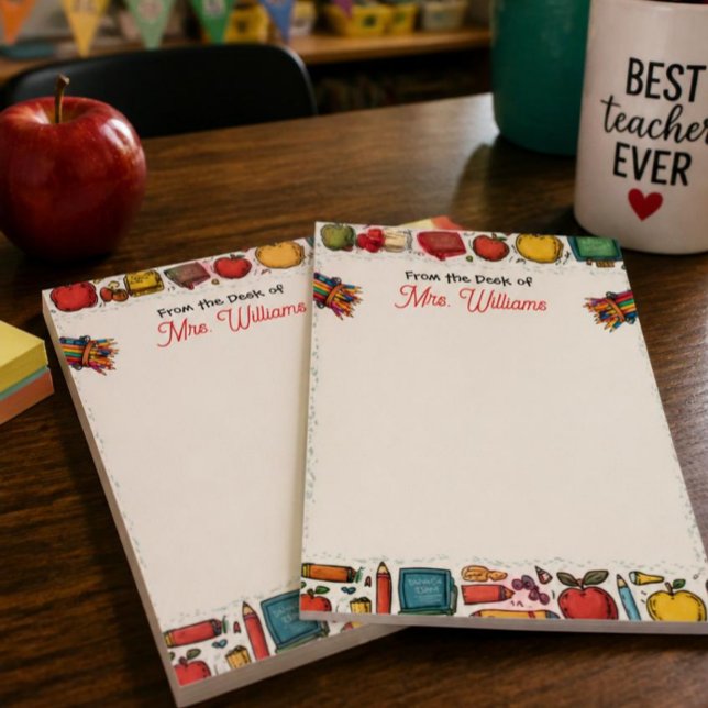 School Supplies Teacher's  Custom Letterhead (Creator Uploaded)
