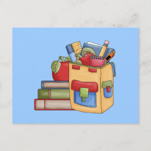 School Supplies Tshirts and Gifts Postcard