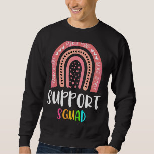 School Support Services Team Teacher Support Squad Sweatshirt