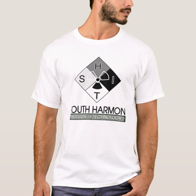 School T-Shirt with funny initials (Front)