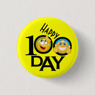 School Teacher 100 Day Button