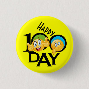 School Teacher 100 Day Button - SRF