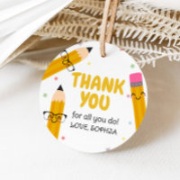 School Teacher Appreciation Thank You Round