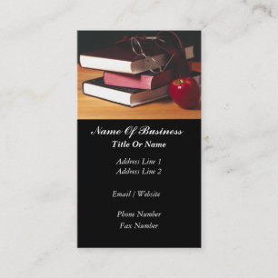School Teacher Business Card