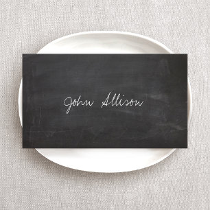 School Teacher Chalkboard Business Card
