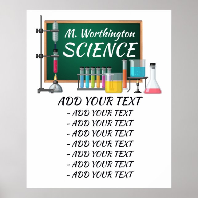 School / Teacher / Classroom Poster (Front)