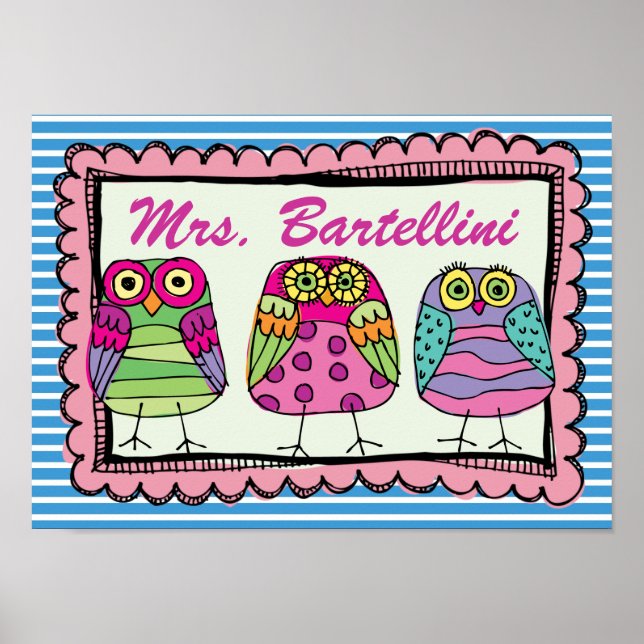 School / Teacher / Classroom Poster - SRF (Front)