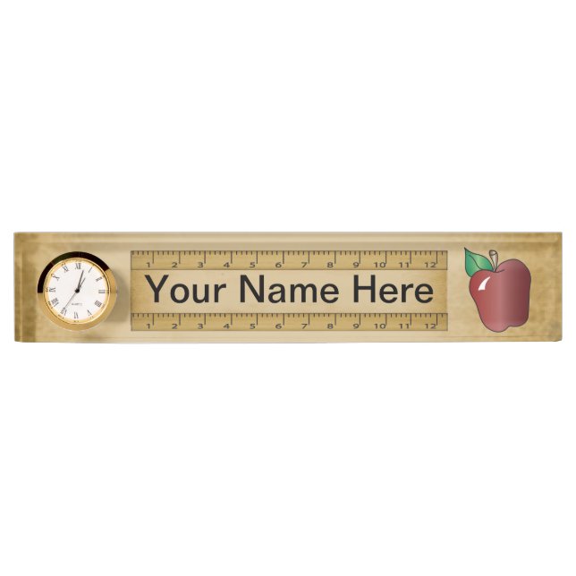 School Teacher | DIY Name Nameplate (Front)
