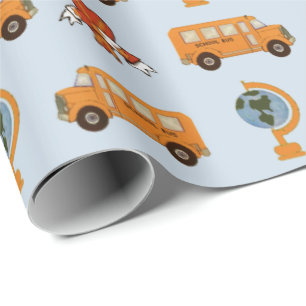 School Teacher Gift Wrapping Paper