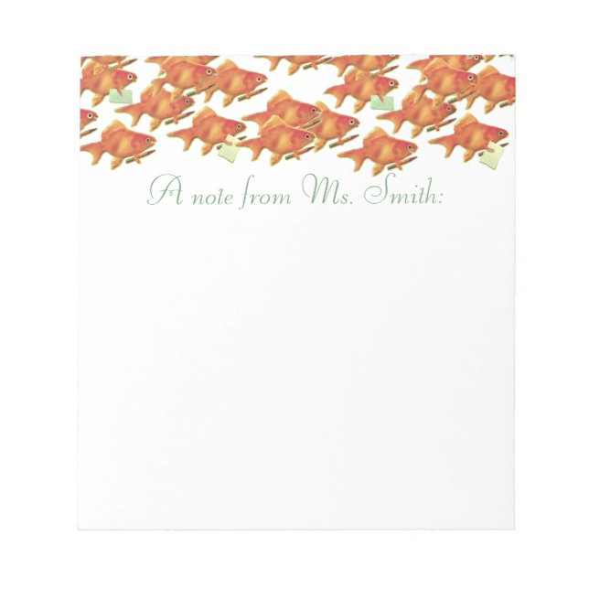 School Teacher Notepad (Front)