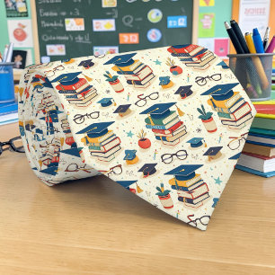 School Teacher Pattern Necktie Tie