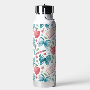 School Teacher/ Student Coquette Girly Water Bottle