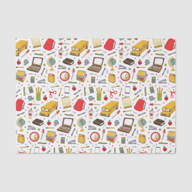 School Teacher Tissue Paper (Front)