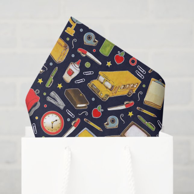 School Teacher Tissue Paper (Gift Bag)
