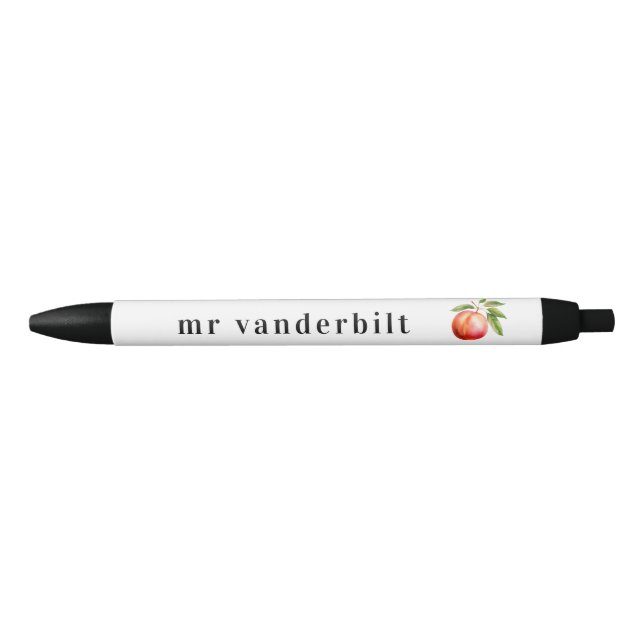 School Teacher Watercolor Peach Graphic | Fun  Black Ink Pen (Front)