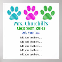 School Teacher's Classroom Rules - SRF