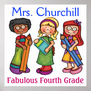 School Teacher's Classroom Welcome - SRF Poster