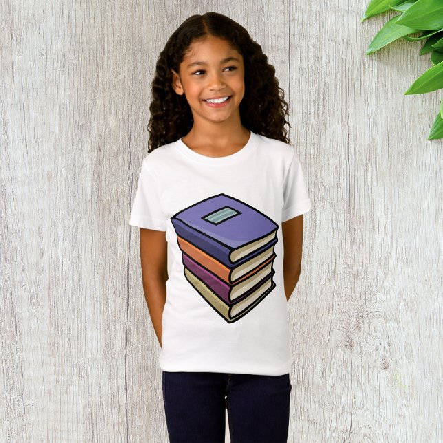 School Textbooks Girls T-Shirt (Creator Uploaded)