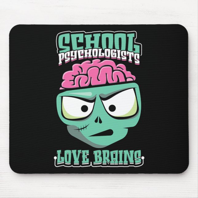 School Therapist Psych Back To School Psychologist Mouse Pad (Front)