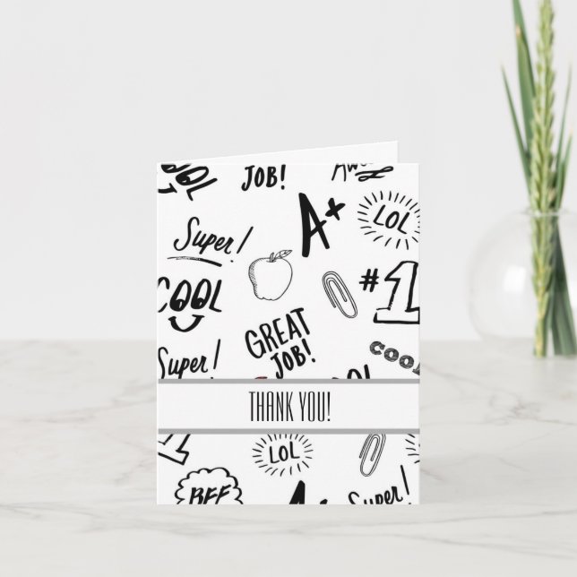 School Time Thank You (Front)