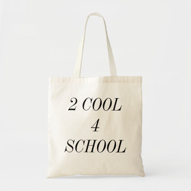 SCHOOL TOTE BAG (Front)