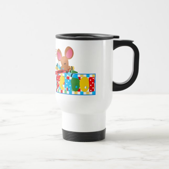 School Traveller /Commute  Ringer Mug (Right)