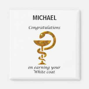 School Veterinary White Coat Ceremony Magnet