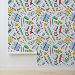 School Wall Decor With Pencil Parker Notebook