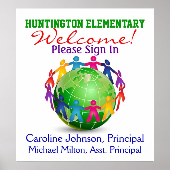 School Welcome Poster (Front)