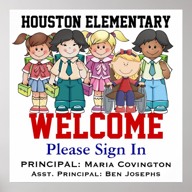 School Welcome - SRF Poster (Front)