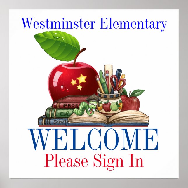 School Welcome - SRF Poster (Front)