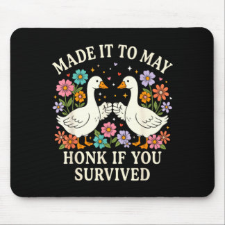 School Year End Make to May Funny Teacher Goose Mouse Pad