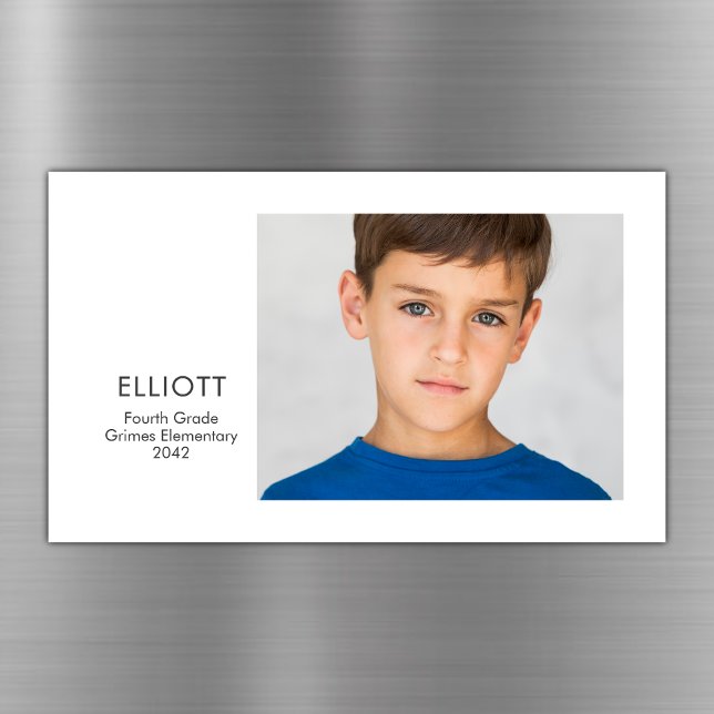 School Year Keepsake Photo Magnet (Creator Uploaded)