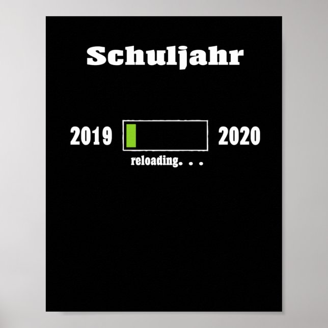 School Year Loading Bar  Poster (Front)