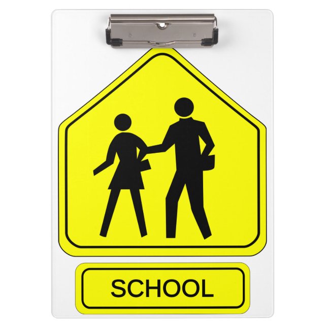 School Zone Clipboard (Front)