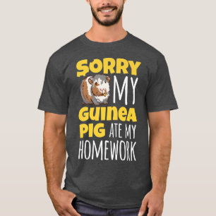 Schoolchild - My Guinea Pig Ate My Homework - Guin T-Shirt