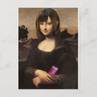 Schoolgirl style Mona Lisa