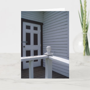 "Schoolhouse Entrance" Birthday Card