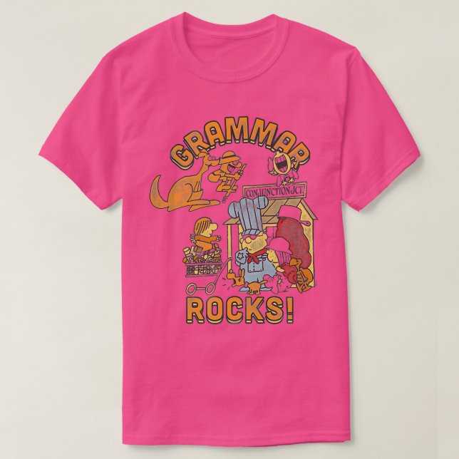 Schoolhouse Rock Grammar Rocks Premium  T-Shirt (Design Front)