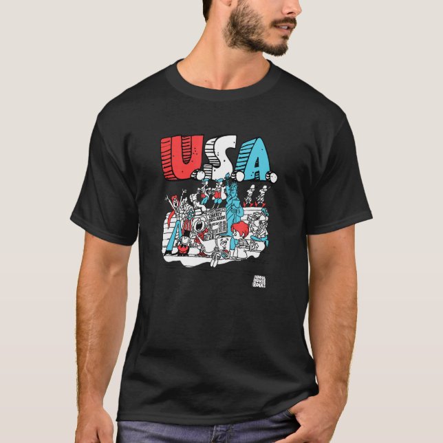 Schoolhouse Rock Usa T-Shirt (Front)