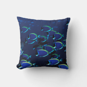 Schooling Powder Blue Surgeonfish Cushion