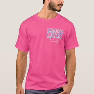 Schools Cafeteria Staff Groovy Back to School Teac T-Shirt
