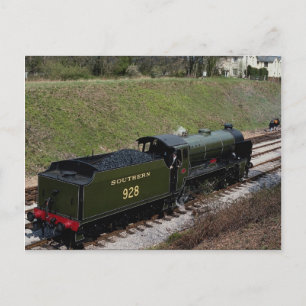 Schools Class No. 928 ""Stowe"" at Horsted Keynes Postcard