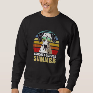 Schools Out For Summer Dalmatian Dog Teacher Sweatshirt